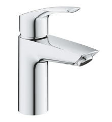 Однорычажный смеситель для раковины S-Size Grohe Eurosmart New с нажимным донным клапаном (23922003)