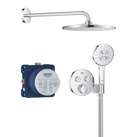 Скрытая душевая система с Rainshower Mono 310 Grohe Grohtherm SmartControl (34866000)
