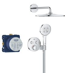 Скрытая душевая система с Rainshower Mono 310 Grohe Grohtherm SmartControl (34866000)