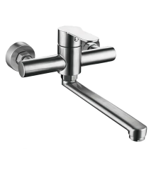 Смеситель для кухни Zerix DAX-005 настенный из нерж. стали SUS304 (ZX4814)