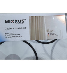 Шторка для ванной MIXXUS SCT-014-180x180 из полиэстера (Узор 