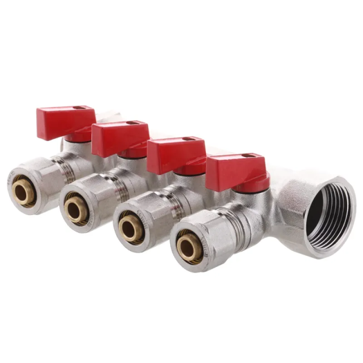Коллектор теплого пола Koer KR.1126-4 1”x4 ways (KR2840)