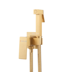 Смеситель для гигиенического душа HAIBA KUBUS 002 (INNER) BRUSHED GOLD (Цвет матовое золото) (HB9625)
