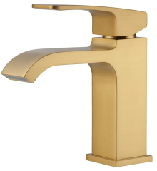 Смеситель для умывальника KOER KB-10037-12 (Цвет матовое золото) (KR6000)