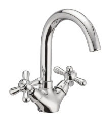 Смеситель для умывальника HAIBA DOMINOX 274 (Цвет хром) (HB0087)