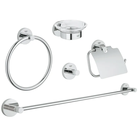Набор аксессуаров 5 в 1 Grohe Essentials New (40344001)