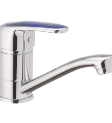 Смеситель для умывальника HAIBA MAGIC 004-15CM BLUE (Цвет хром) (HB0666)