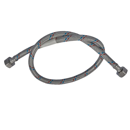 Гибкий шланг для подключения воды гайка 1/2'' - гайка 1/2'' (100 см) Zerix (ZX1554)