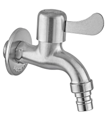 Кран для холодной воды Zerix BIB-002 1/2 (нерж. сталь) (ZX1490)