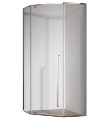 Душова кабіна без піддону KOER SR SC06-90x90x200-TR-01 прозоре скло EASY CLEAN 8мм хром (KR5364)
