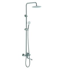 Душевая колонна со смесителем Zerix DAX-006-J-20cm (нерж. сталь) (ZX4827)