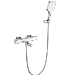 Смеситель для ванны MIXXUS PREMIUM VIRGO 009 EURO термостатический (Цвет хром) (MI6644)
