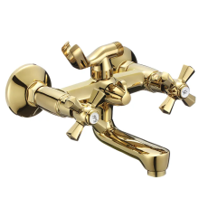 Смеситель для ванны MIXXUS PREMIUM RETRO GOLD-142 (Цвет золото) (MI5850)