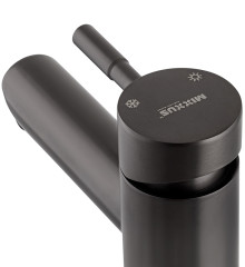 Смеситель для умывальника высокий MIXXUS SUS-001-HIGH GRAPHITE из нерж. стали SUS304 (Цвет графит) (MI5905)