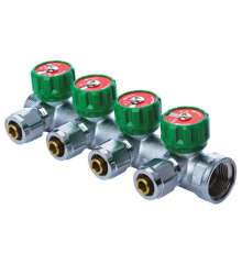 Коллектор теплого пола Koer KR.1121-4 3/4”x4 ways (KR2652)