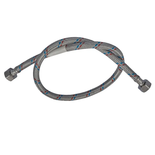 Гибкий шланг для подключения воды гайка 1/2'' - гайка 1/2'' (50 см) Zerix (ZX1551)