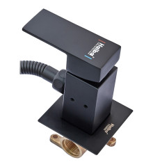 Змішувач для гігієнічного душу HAIBA KUBUS 002 (INNER) BLACK (Колір чорний) (HB3952)