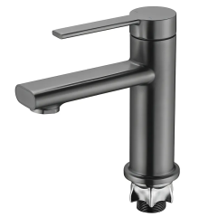 Смеситель для умывальника MIXXUS LORD 001 NUT GRAPHITE (Цвет графит) (MI7137)