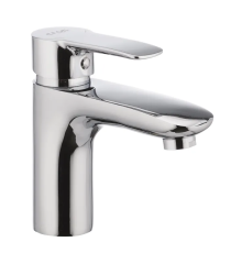 Смеситель для умывальника CRON COLUMBIA 001 NUT (Цвет хром) (CR0206)