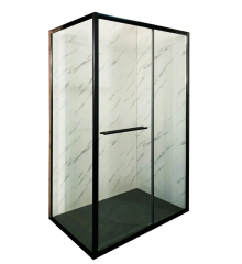 Душевая кабина без поддона MIXXUS PREMIUM QUADRO SC01-120x80x195-TR BLACK прозрачное стекло 6мм (MI8293)