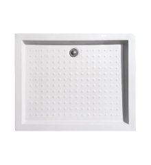 Душовий піддон з сифоном прямокутний MIXXUS HARD ST01-120x80x13 діаметр зливу 52 мм NEW (MI8431)