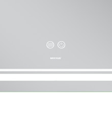 Зеркало MIXXUS PREMIUM QUADRO MR20-120x80 с LED Touch, Anti-fog, димером, рег. яркости, линзой (MP6624)