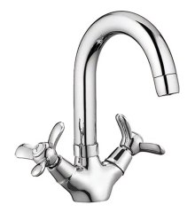 Смеситель для умывальника HAIBA VILTA 274 (Цвет хром) (HB0389)