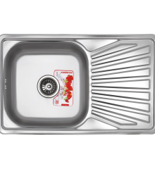 Мойка кухонная Zerix Z7848-08-180MD (micro decor) (ZS0574)