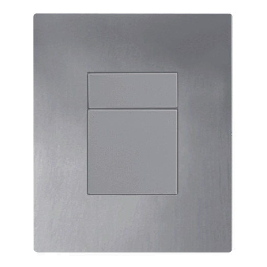 Панель смыва KOER KT-0607-07 157x198x3mm пластиковая, кнопка квадратная (цвет графит) (KR5345)