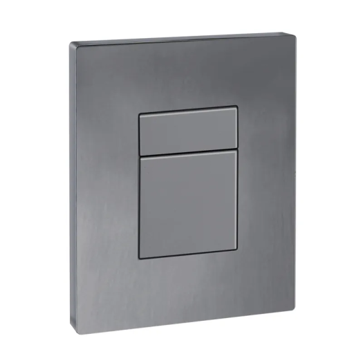 Панель смыва KOER KT-0607-07 157x198x3mm пластиковая, кнопка квадратная (цвет графит) (KR5345)