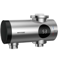 Водонагреватель 3,3 kW проточный MIXXUS Electra 770-E CHROME с индик. темп., с креплением на излив (MI6511)