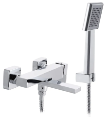 Смеситель для ванны MIXXUS PREMIUM FRANCO 009 с коротким изливом (Цвет хром) (MI2843)