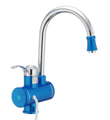 Водонагреватель 3 kW проточный MIXXUS Electra 240-E BLUE с индик. темп., RESET, на мойку (цвет голубой) (MI2747)