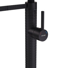 Смеситель для кухни MIXXUS PREMIUM OLIWER 017 BLACK REFL.BLACK (Цвет черный+излив черный) (MI6966)