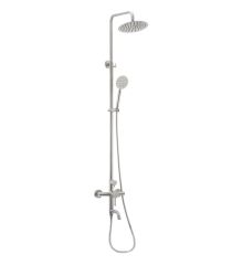 Душевая колонна MIXXUS SUS-009-J со смесителем из нерж. стали SUS304 (Цвет нерж) (SS0021)