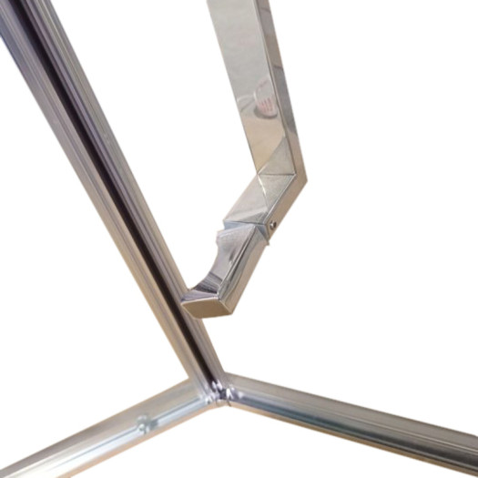 Душевая кабина без поддона KOER SR SC06-100x100x200-TR-01 прозрачное стекло EASY CLEAN 8мм хром (KR5365)