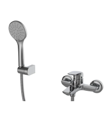 Смеситель для ванны с коротким изливом KOER KB-40008-01 (Цвет хром) (KR3472)