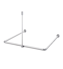 Штанга для шторки підтримуюча пряма MIXXUS CRA-S-60 60cm (алюміній) (AC3594)