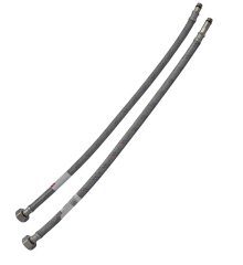 Гибкие шланги для смесителя гайка 1/2'' - Штуцер M10 (100 см) 2 шт (силик. оболочка) Zerix (ZX3032)