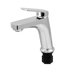 Смеситель для умывальника PLAMIX LUCAS-001 SET CHROME (с подводкой) (Цвет хром) (PM0707)