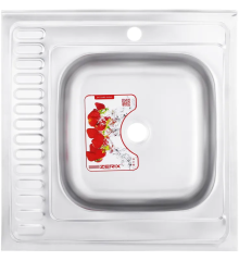 Мойка кухонная Zerix Z6060R-06-160E (Satin) (ZM0577)