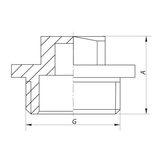 Заглушка Н Koer KF.P06M - 1/2'' (KR3045)
