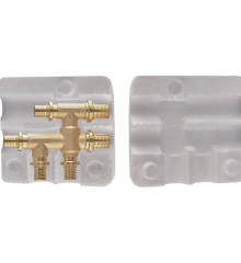 Тройник в одной плоскости (теплоизоляционный кожух) 20(2.8mm) x 16(2.2mm) x 16(2.2mm) KOER KA.TU-20-16-16 (KR5868)