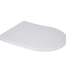 Сидіння-кришка для унітазу MIXXUS SEAT COVER BEVEL-2004 560х363х30mm дюропластове швидкознімне з мікроліфтом (MI6730)