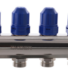 Коллекторный блок с расходомерами Koer KR.1110-04 1”x4 ways (KR2641)