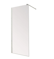 Душова перегородка Walk-In MIXXUS PREMIUM FLAT SP01-140x200-TR CHROME прозоре скло 8мм (MI6853)