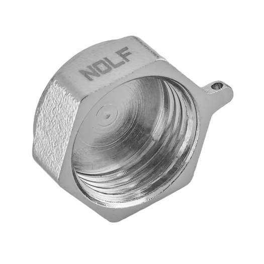 Заглушка никелированная NOLF NFC.P10F-N-1