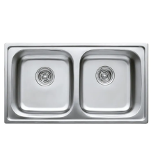 Мойка кухонная Haiba 78x43 Double (decor) (HB0567)