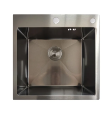 Мойка из нерж. стали MIXXUS MH5050 DECOR GRAPHITE(3.0/0.8) (Цвет графит) (MX1929)