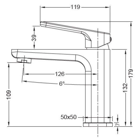 Смеситель для умывальника KOER KB-10031-05 (Цвет черный) (KR5431)